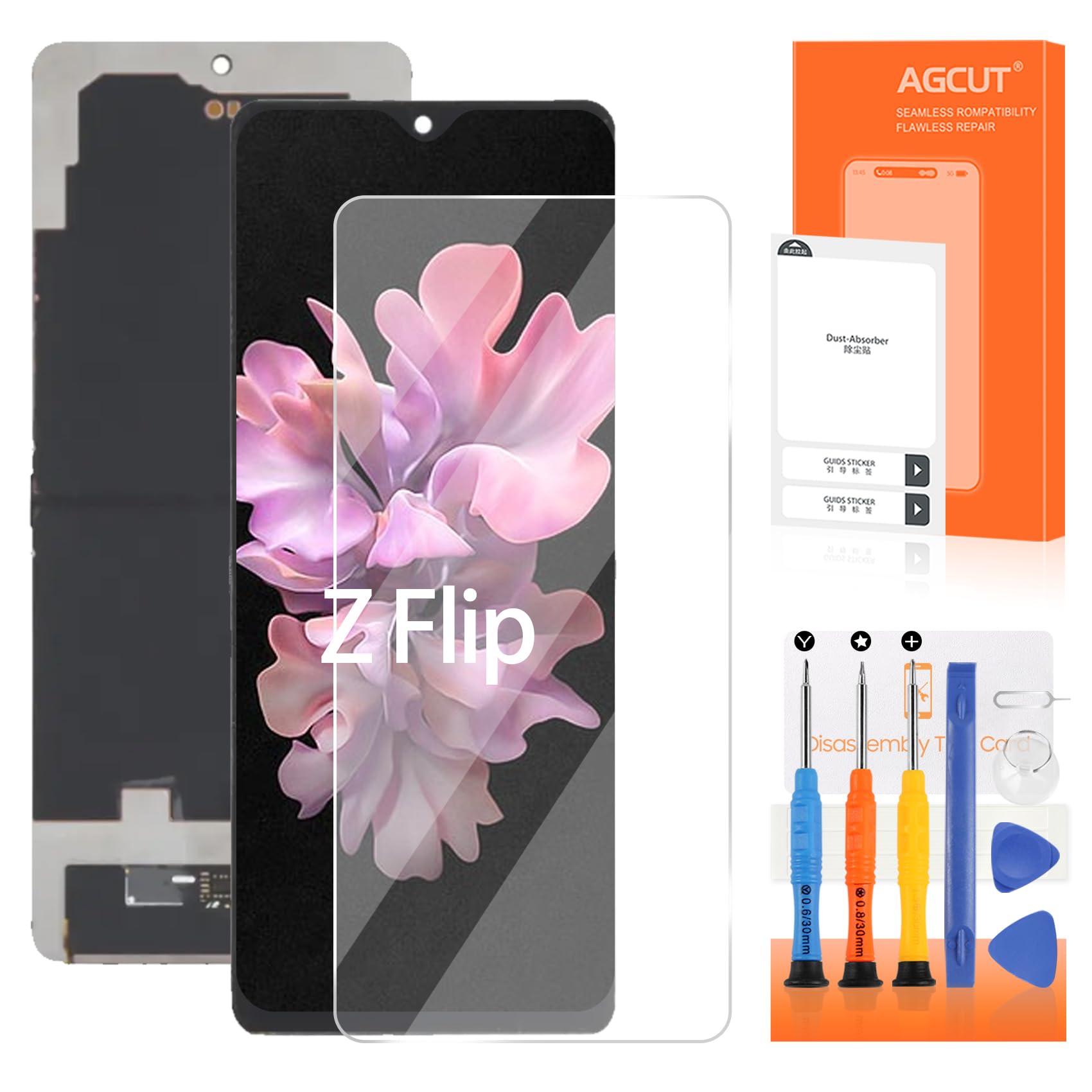 Samsung Galaxy Z Flip 5G SM-707U 新品画面 Original LCD Screen for Samsung Galaxy Z Flip 5G SM-F707 Digitizer